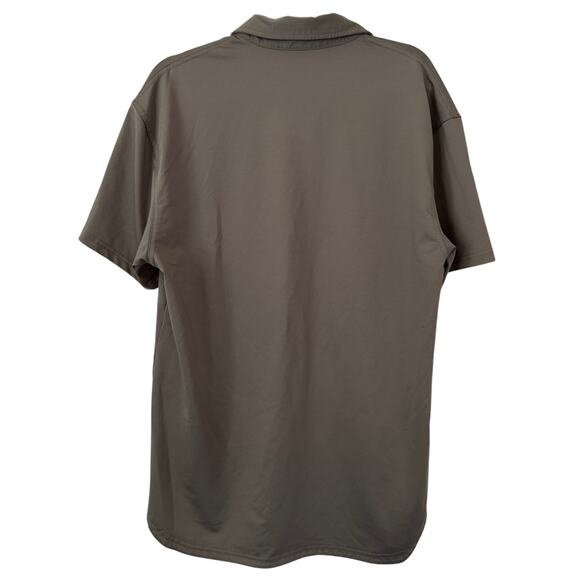Men's Bylt Basics DCSS Executive Taupe Short Sleeve Collared Polo w/Pocket-XL - Picture 2 of 5
